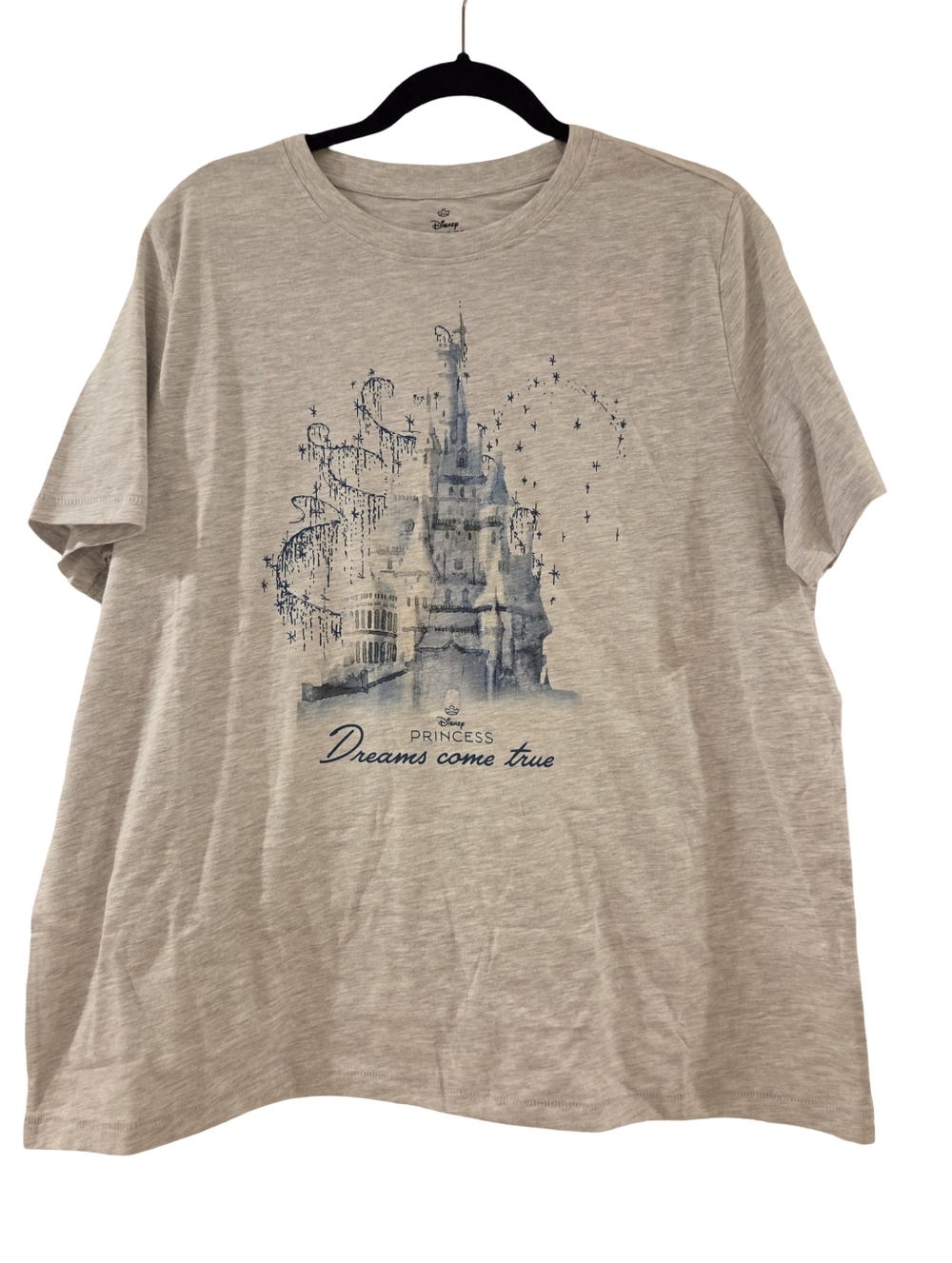 Disney Princess Primark Castle Dreams Come True Graphic T-Shirt Women's XL NEW